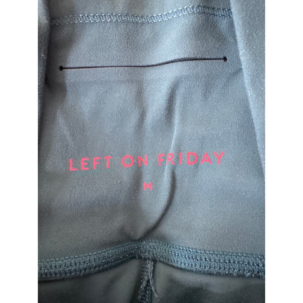 LEFT ON FRIDAY Super Moves Tight Super High Rise , 7/8" LENGTH Deep End (Teal) - Picture 9 of 9